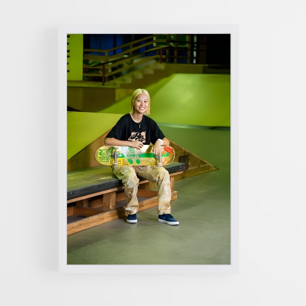 Poster Aori nishimura – affiche Skateboard (vue 3)